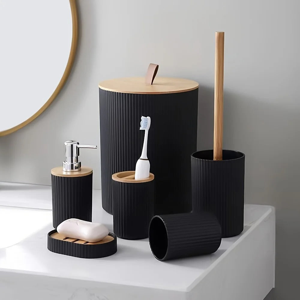 Set de 6 accesorios para baño