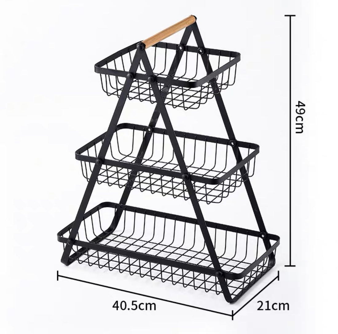 Frutero de 3 niveles