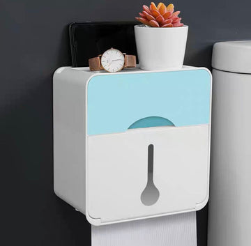 Organizador para papel y accesorios de baño