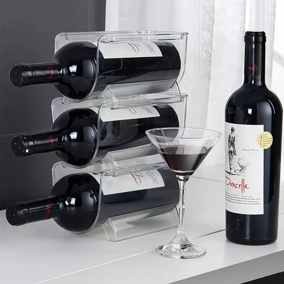 Organizador de vino apilable